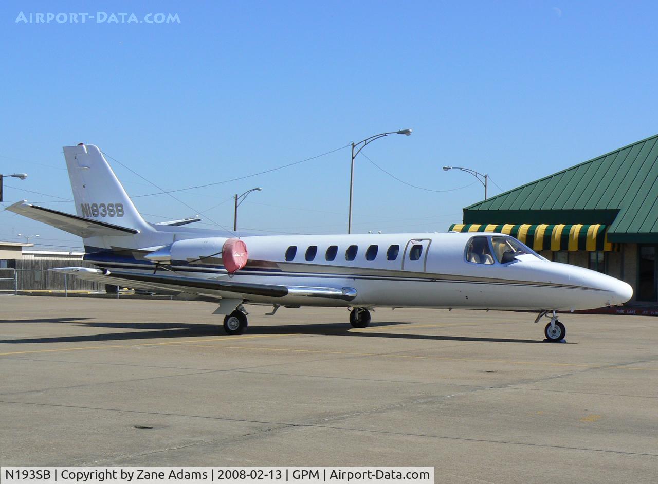 N193SB, Cessna 560XL C/N 560-6019, At Grand Prairie Municipal