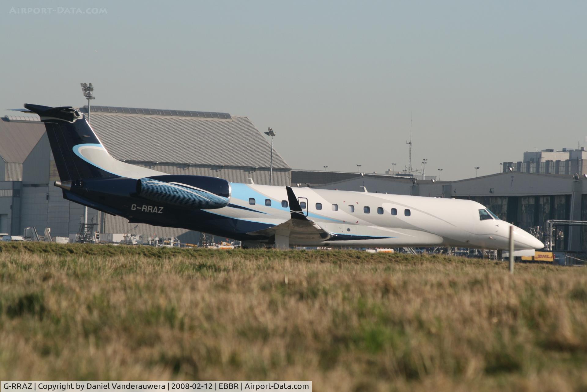 G-RRAZ, 2006 Embraer EMB-135BJ Legacy C/N 14500954, parked on General Aviation apron