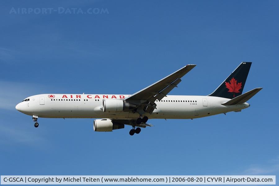 C-GSCA, 1991 Boeing 767-375/ER C/N 25121, Air Canada