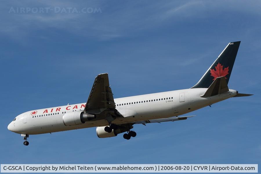 C-GSCA, 1991 Boeing 767-375/ER C/N 25121, Air Canada