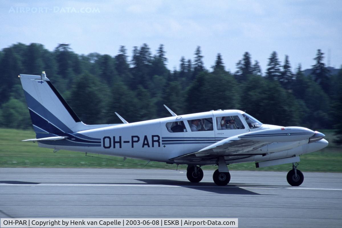 OH-PAR, 1967 Piper PA-30-160 Twin Comanche Twin Comanche C/N 30-1597, Finnish Twin Comanche at Barkarby airfield, Stockholm, Sweden