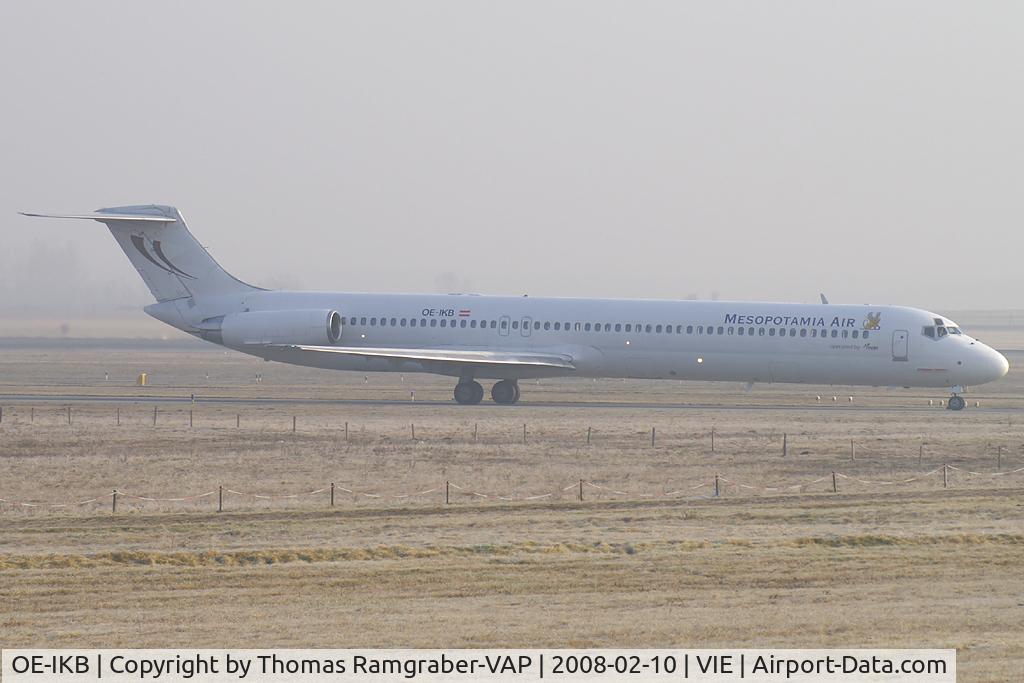 OE-IKB, 1986 McDonnell Douglas MD-83 (DC-9-83) C/N 49448, Mesopotamia Air MDD MD80