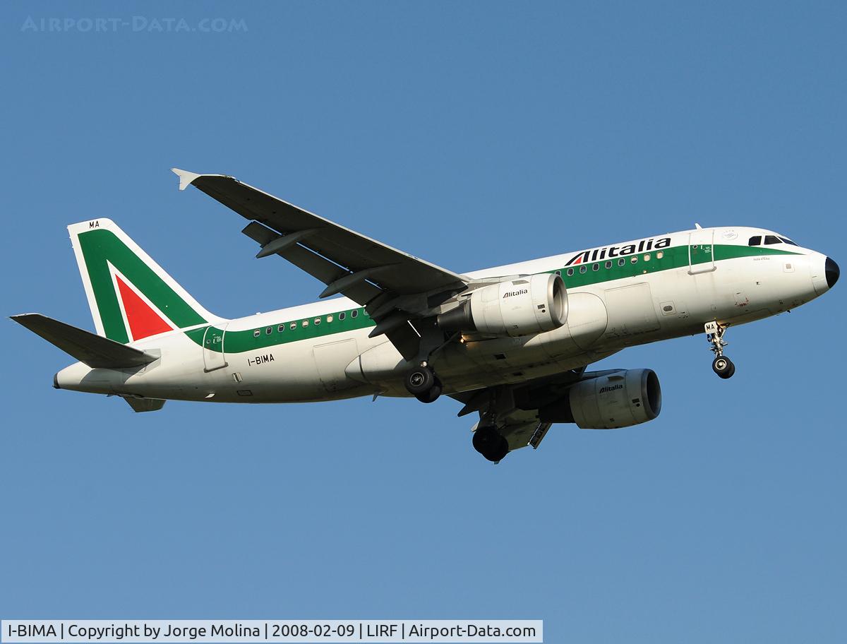I-BIMA, 2002 Airbus A319-112 C/N 1722, 