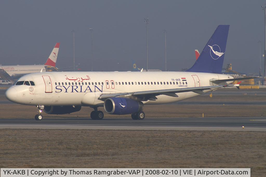 YK-AKB, 1998 Airbus A320-232 C/N 918, Syrianair - Syrian Arab Airlines Airbus A320