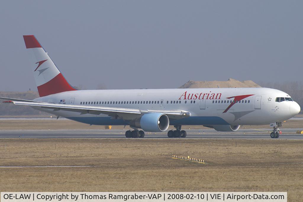 OE-LAW, 1992 Boeing 767-3Z9/ER C/N 26417, Austrian Airlines Boeing 767-300