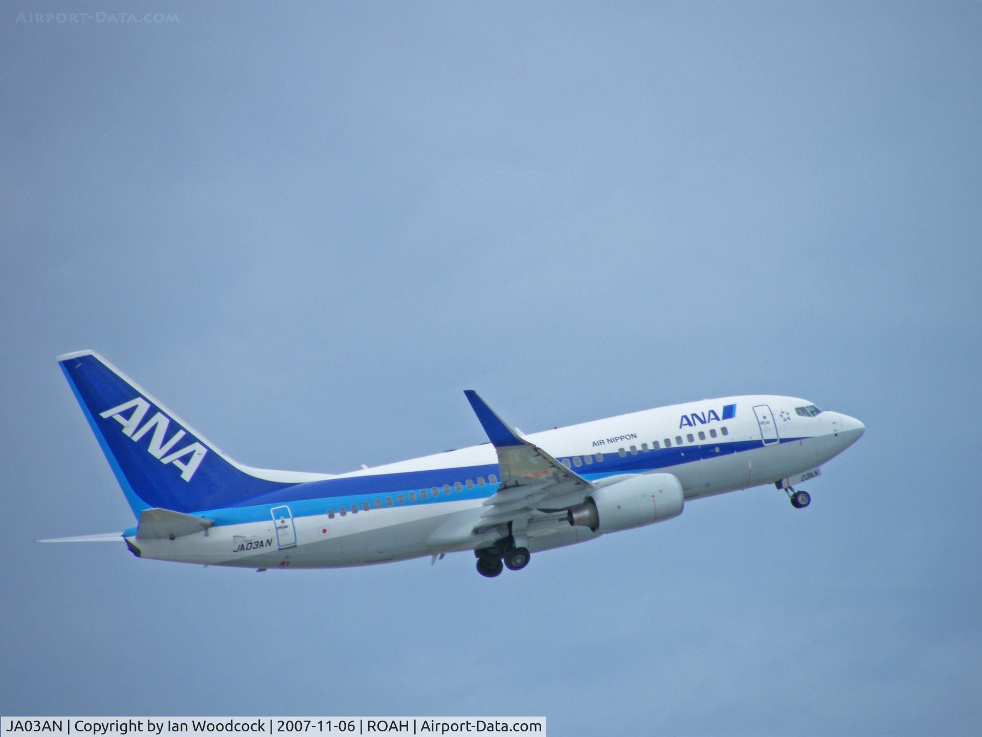 JA03AN, 2006 Boeing 737-781 C/N 33873, Boeing 737-781/ANA/Naha