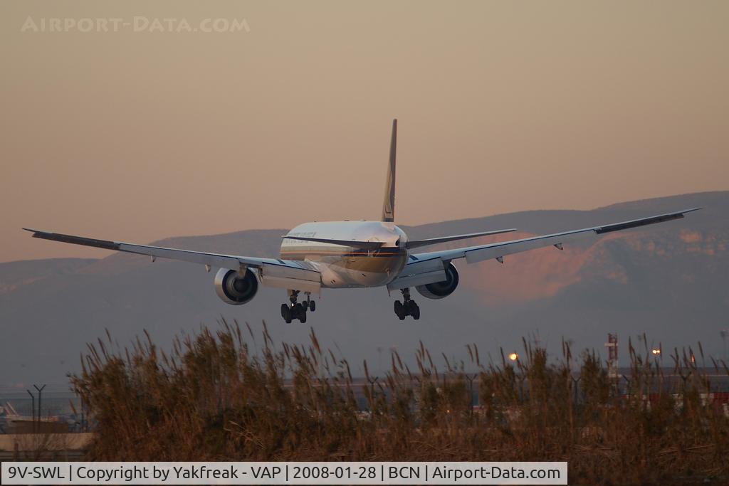 9V-SWL, 2007 Boeing 777-312/ER C/N 34577, Singapore Airlines Boeing 777-300