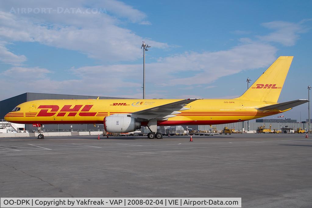 OO-DPK, 1986 Boeing 757-236/SF C/N 23492, DHL Boeing 757