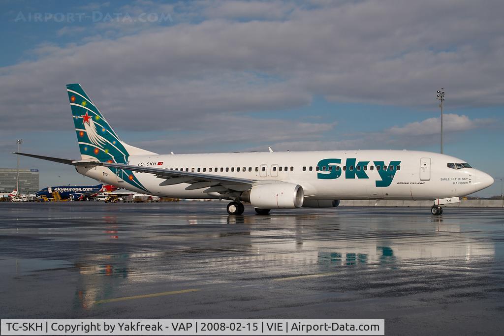 TC-SKH, 2007 Boeing 737-8BK C/N 29644, Sky Airlines Boeing 737-800