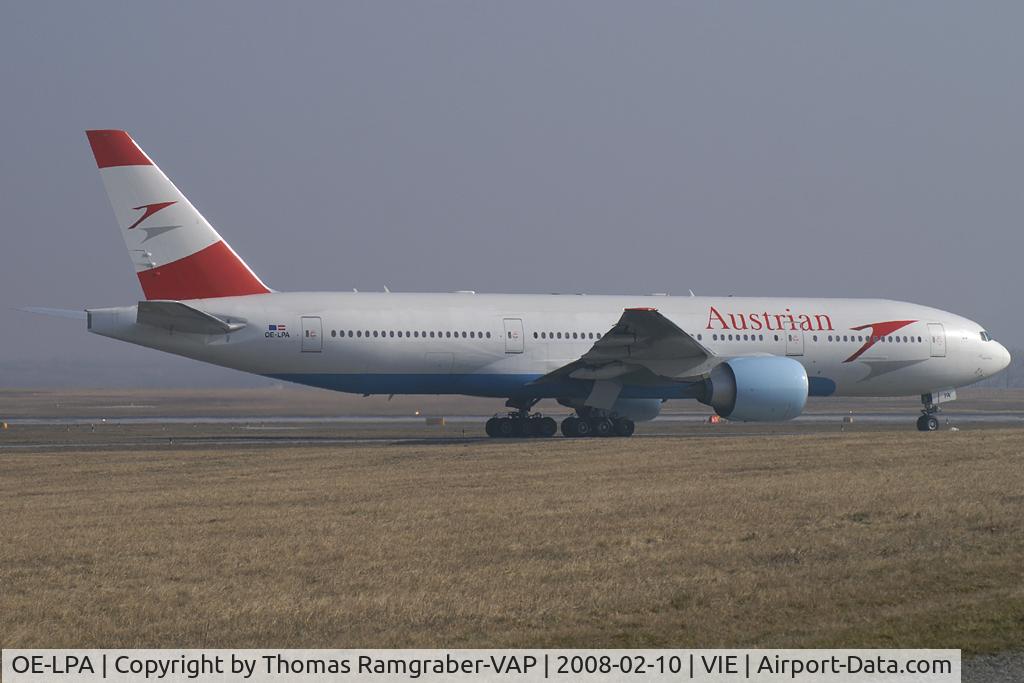 OE-LPA, 1997 Boeing 777-2Z9/ER C/N 28698, Austrian Airlines Boeing 777-200