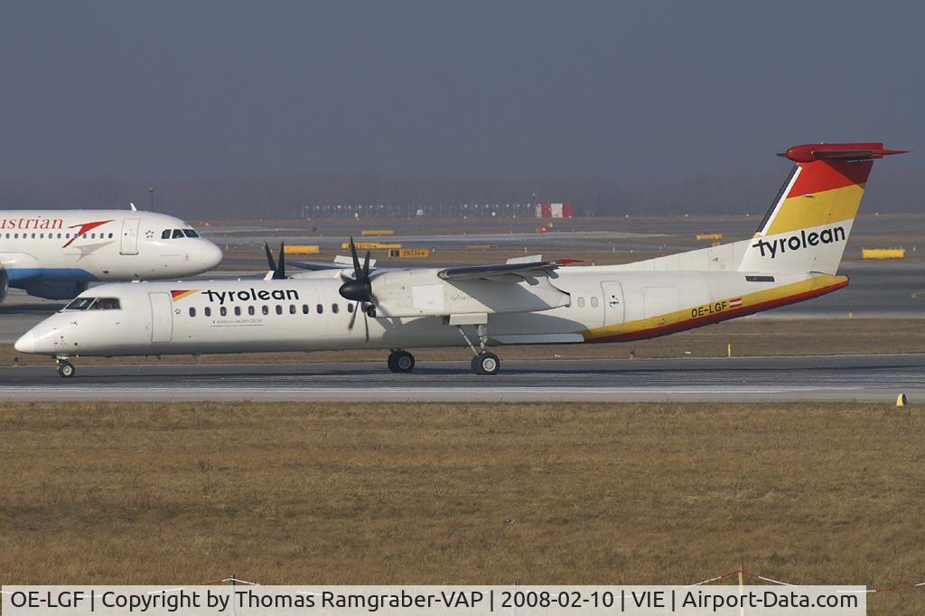 OE-LGF, 2002 De Havilland Canada DHC-8-402Q Dash 8 C/N 4068, Austrian Arrows DeHavilland Canada Dash 8-400