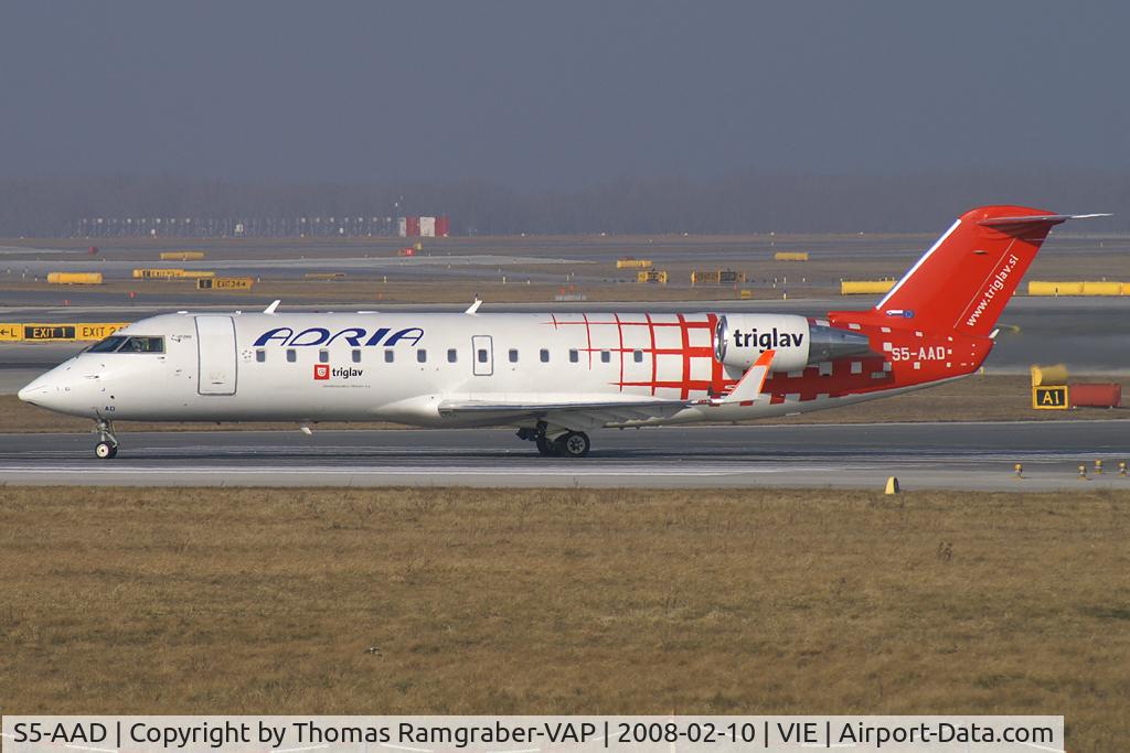 S5-AAD, 1997 Canadair CRJ-200LR (CL-600-2B19) C/N 7166, Adria Airways Canadair Regionaljet