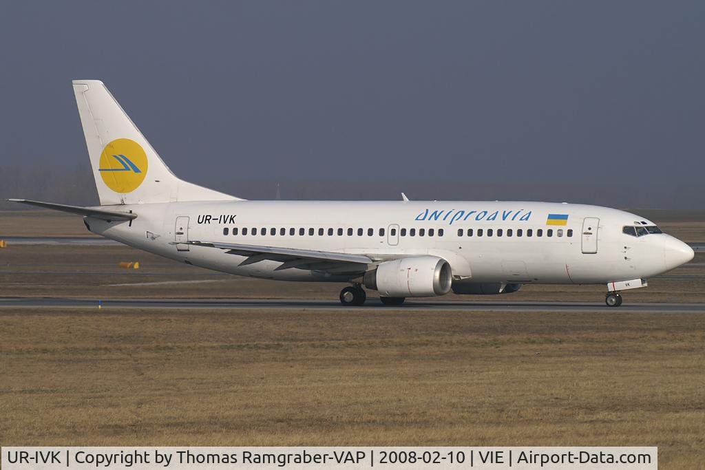 UR-IVK, 1990 Boeing 737-3L9 C/N 24571, Dniproavia Boeing 737-300