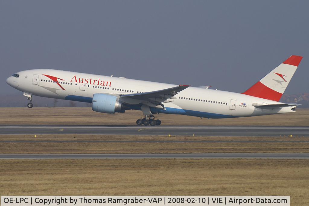 OE-LPC, 2002 Boeing 777-2Z9/ER C/N 29313, Austrian Airlines Boeing 777-200