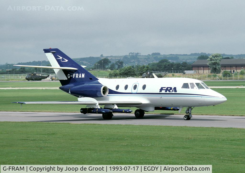 G-FRAM, 1970 Dassault Falcon (Mystere) 20DC C/N 224, This Falcon was later sold as 9M-FRA.