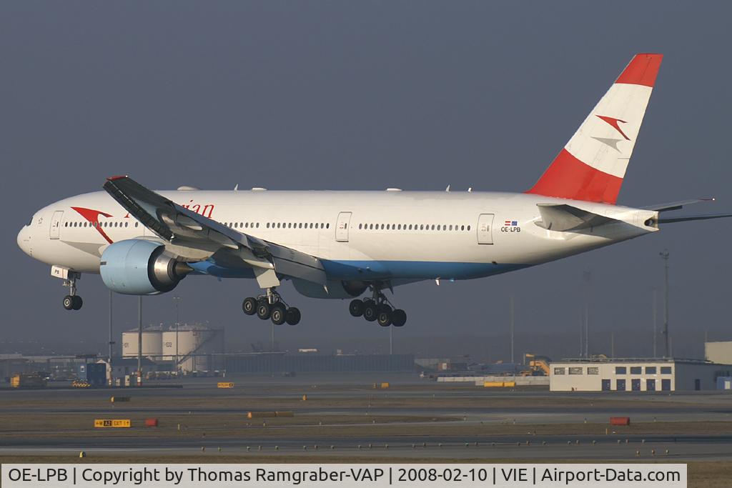 OE-LPB, 1998 Boeing 777-2Z9/ER C/N 28699, Austrian Airlines Boeing 777-200