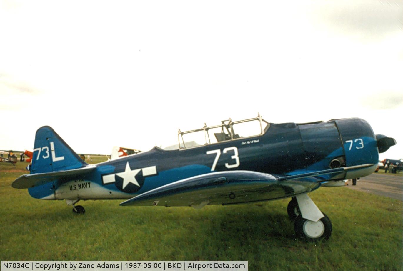 N7034C, 1957 North American SNJ-4 Texan C/N 88-13640, At the Worlds Greatest Warbird Airshow ...EVER!