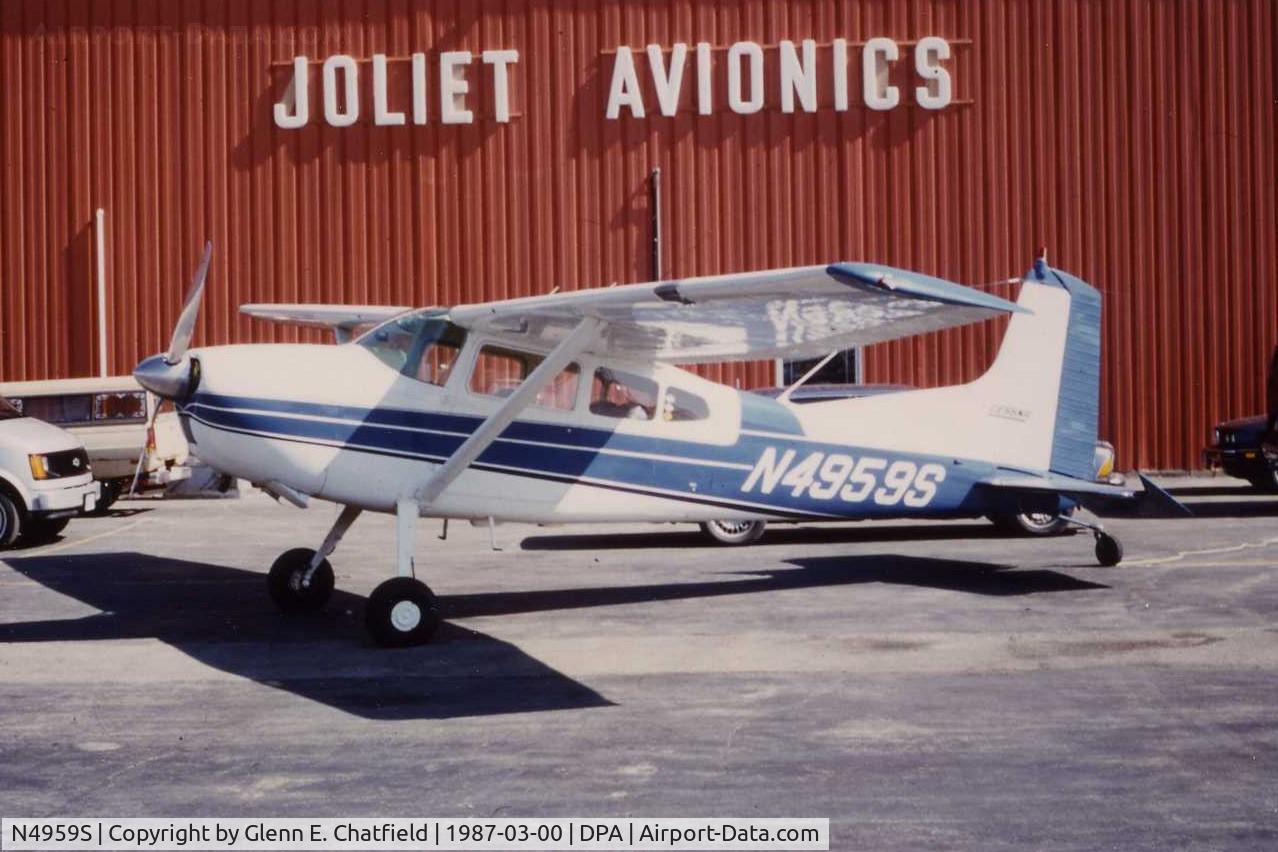 N4959S, Cessna 185E Skywagon Skywagon C/N Not found, Cessna 185.  Photo taken for aircraft recognition training.