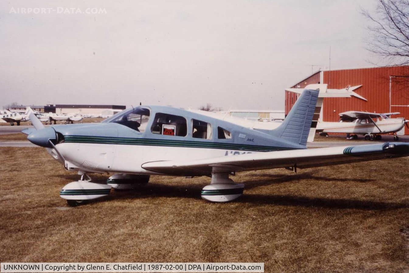 UNKNOWN, , Photo taken for aircraft recognition training.  Piper Archer II