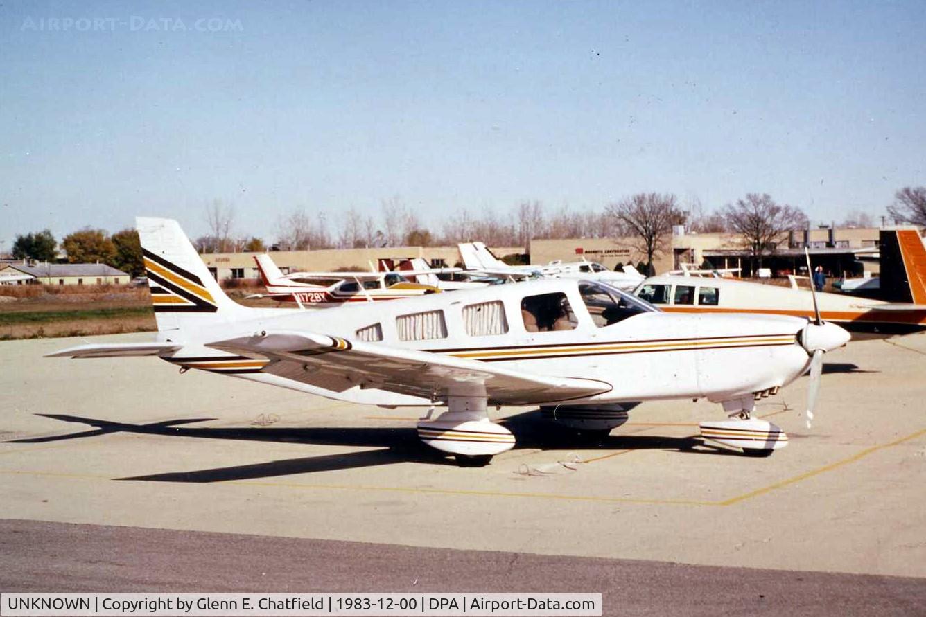 UNKNOWN, , Photo taken for aircraft recognition training.  Piper Saratoga parked on the JA Air Center ramp
