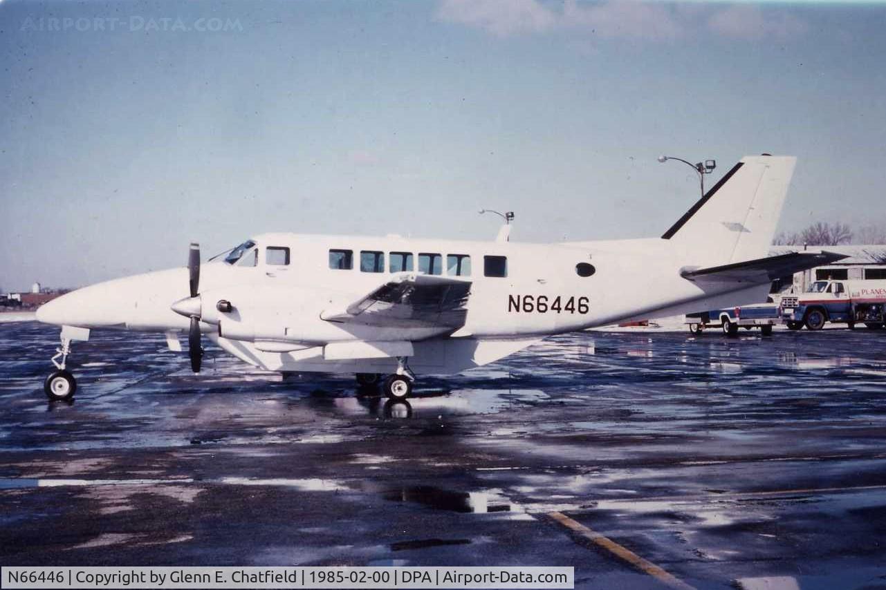 N66446, 1983 Beech C99 Airliner C/N U-211, Photo taken for aircraft recognition training.  Beech 99 stopping in at the north ramp.