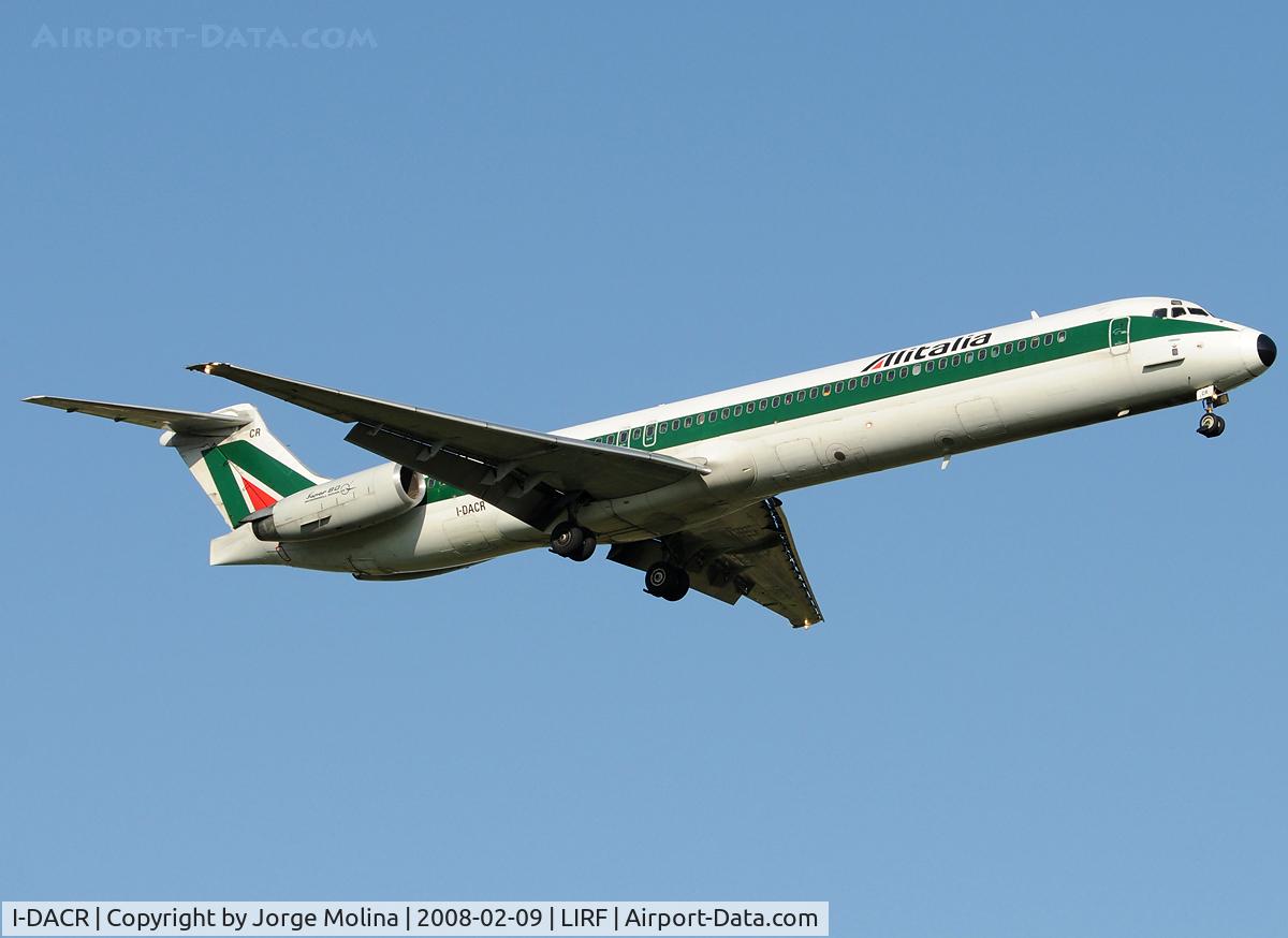 I-DACR, 1990 McDonnell Douglas MD-82 (DC-9-82) C/N 49975/1775, 