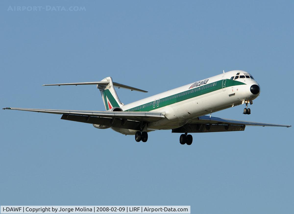 I-DAWF, 1984 McDonnell Douglas MD-82 (DC-9-82) C/N 49200/1147, 
