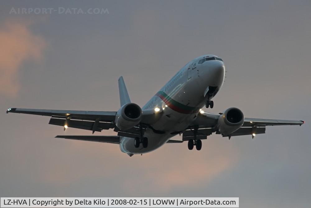 LZ-HVA, 1992 Boeing 737-4Y0 C/N 26066, HEMUS AIR Bulgarien