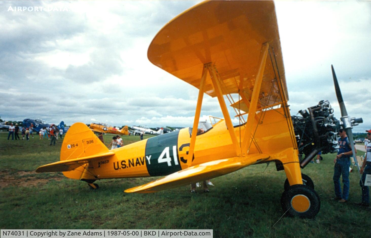 N74031, Boeing A75N1(PT17) C/N 75-3136, Stearman - At the Worlds Greatest Warbird Airshow ...EVER!