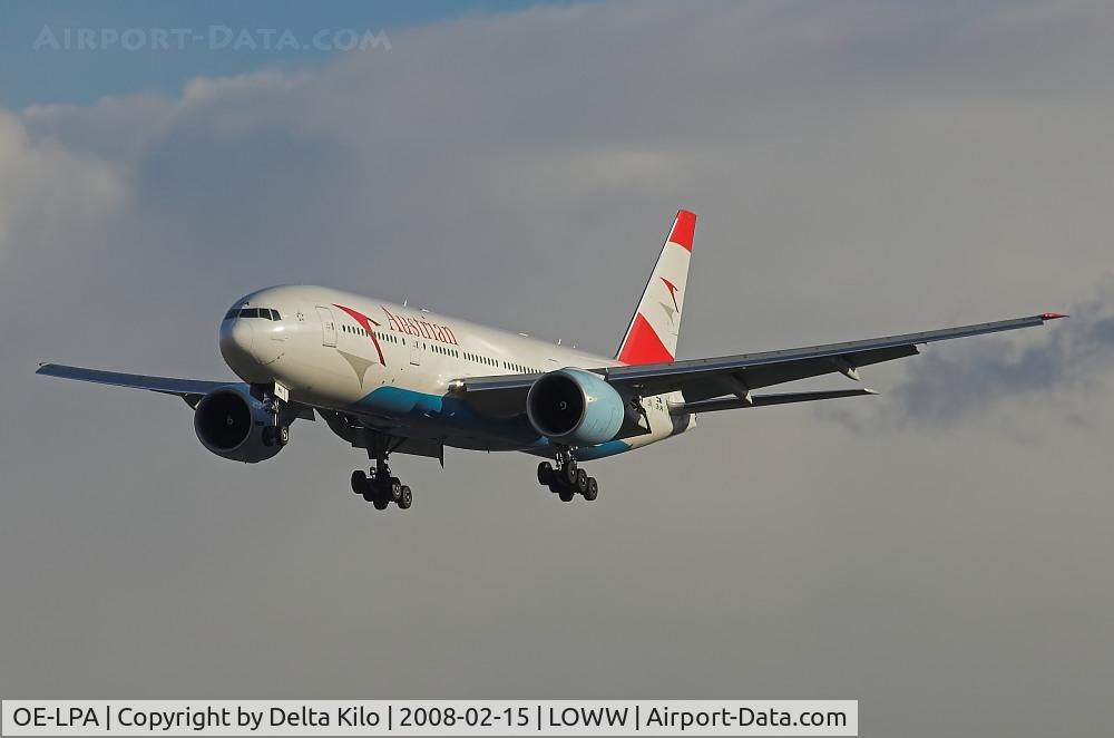 OE-LPA, 1997 Boeing 777-2Z9/ER C/N 28698, AUSTRIAN B777