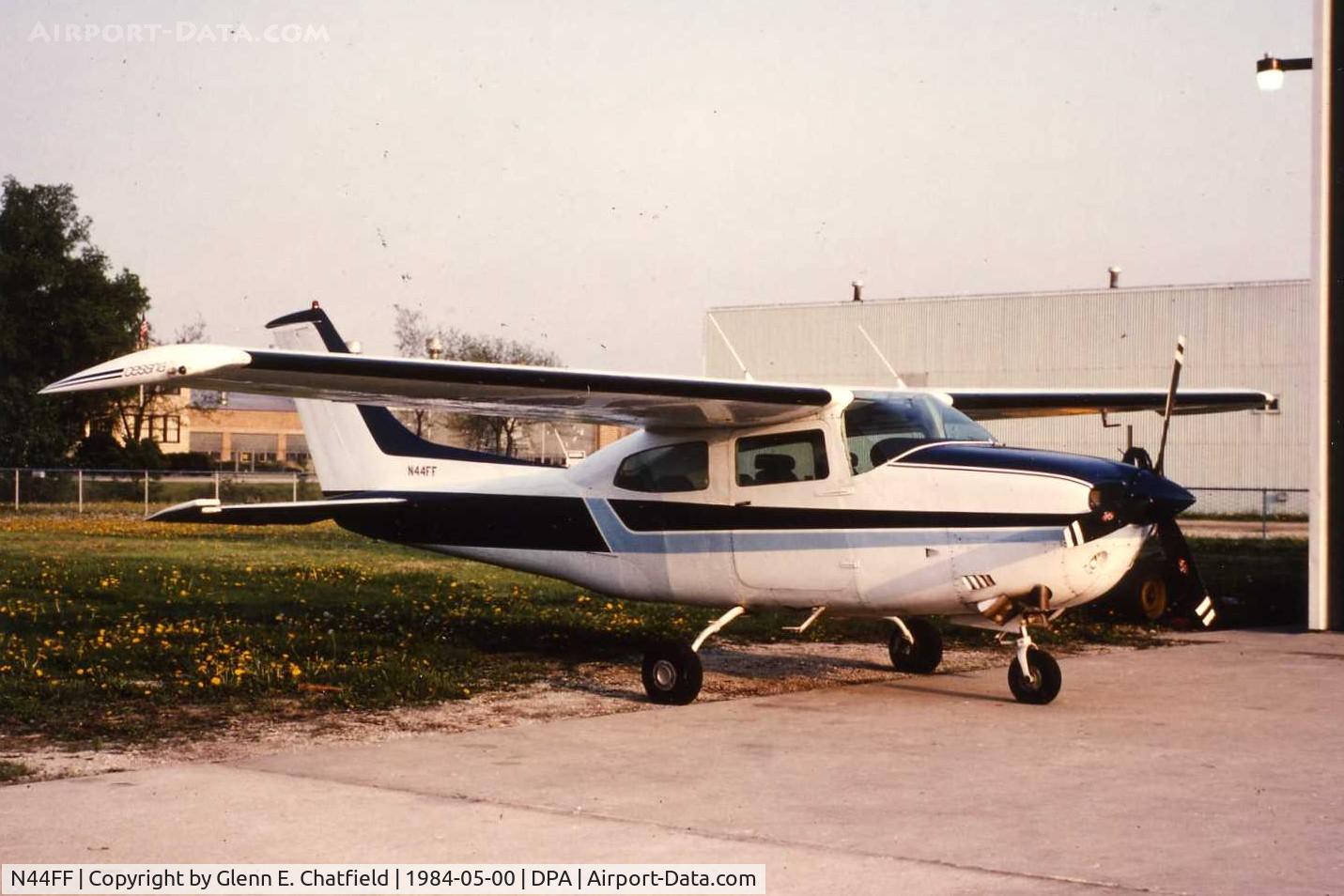 N44FF, Cessna 210L Centurion C/N Not found N44FF, Photo taken for aircraft recognition training.  Ex-N44FF is a Cessna 210