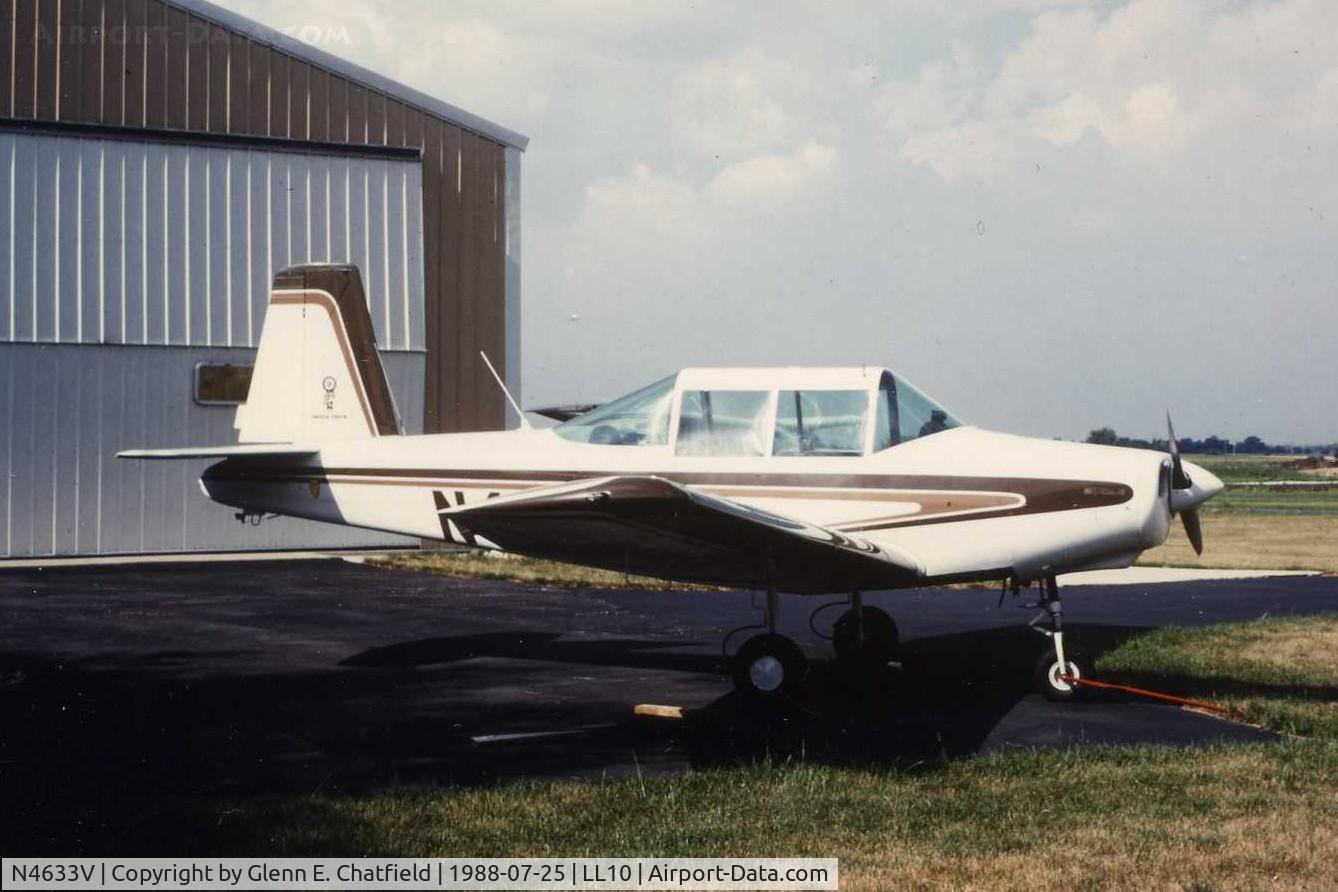 N4633V, 1977 Varga 2150A Kachina C/N VAC-90-78, Photo taken for aircraft recognition training.  Varga Kachina