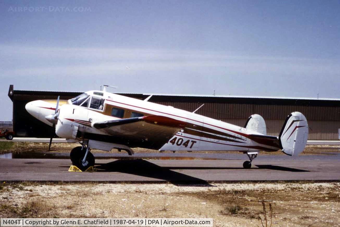 N404T, 1959 Beech E18S-9700 Twin Beech C/N BA-432, Beautiful Beech 18; I got a ride in this one.