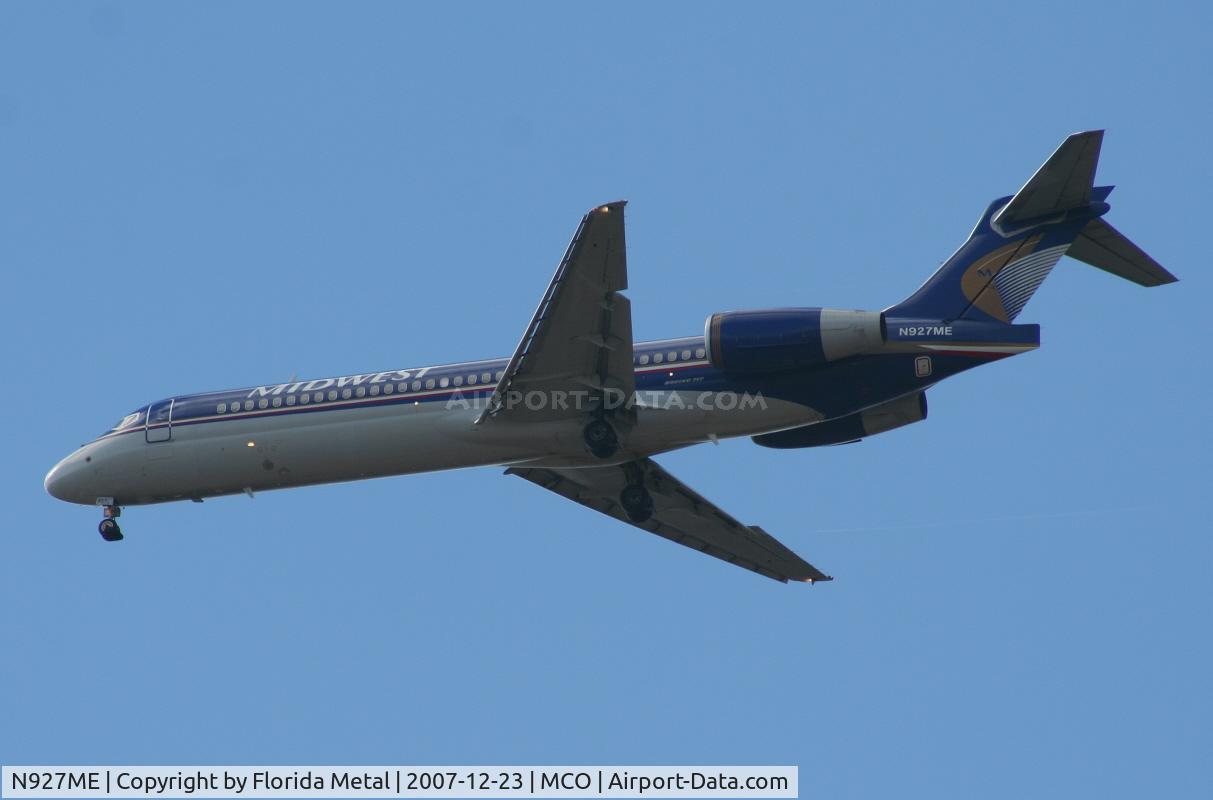 N927ME, 2006 Boeing 717-200 C/N 55193, Midwest