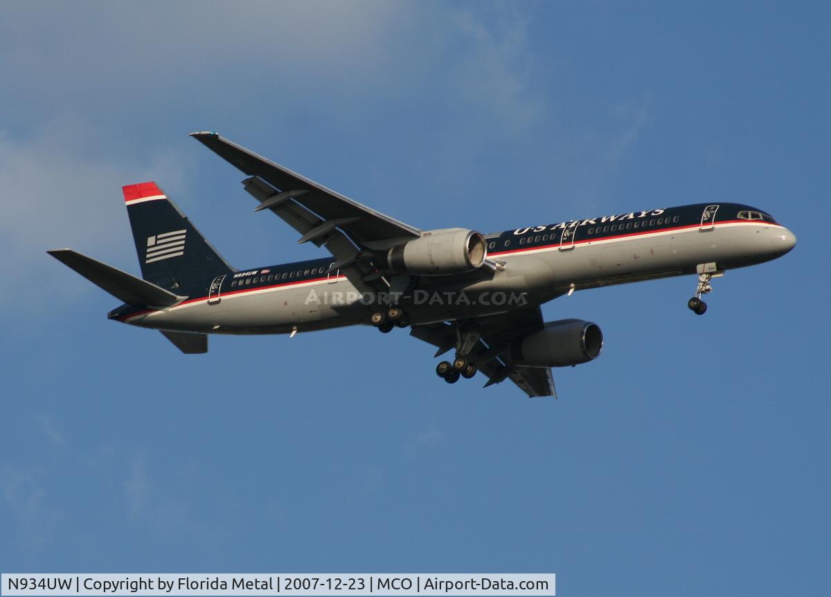 N934UW, 1993 Boeing 757-2B7 C/N 27200, US Airways