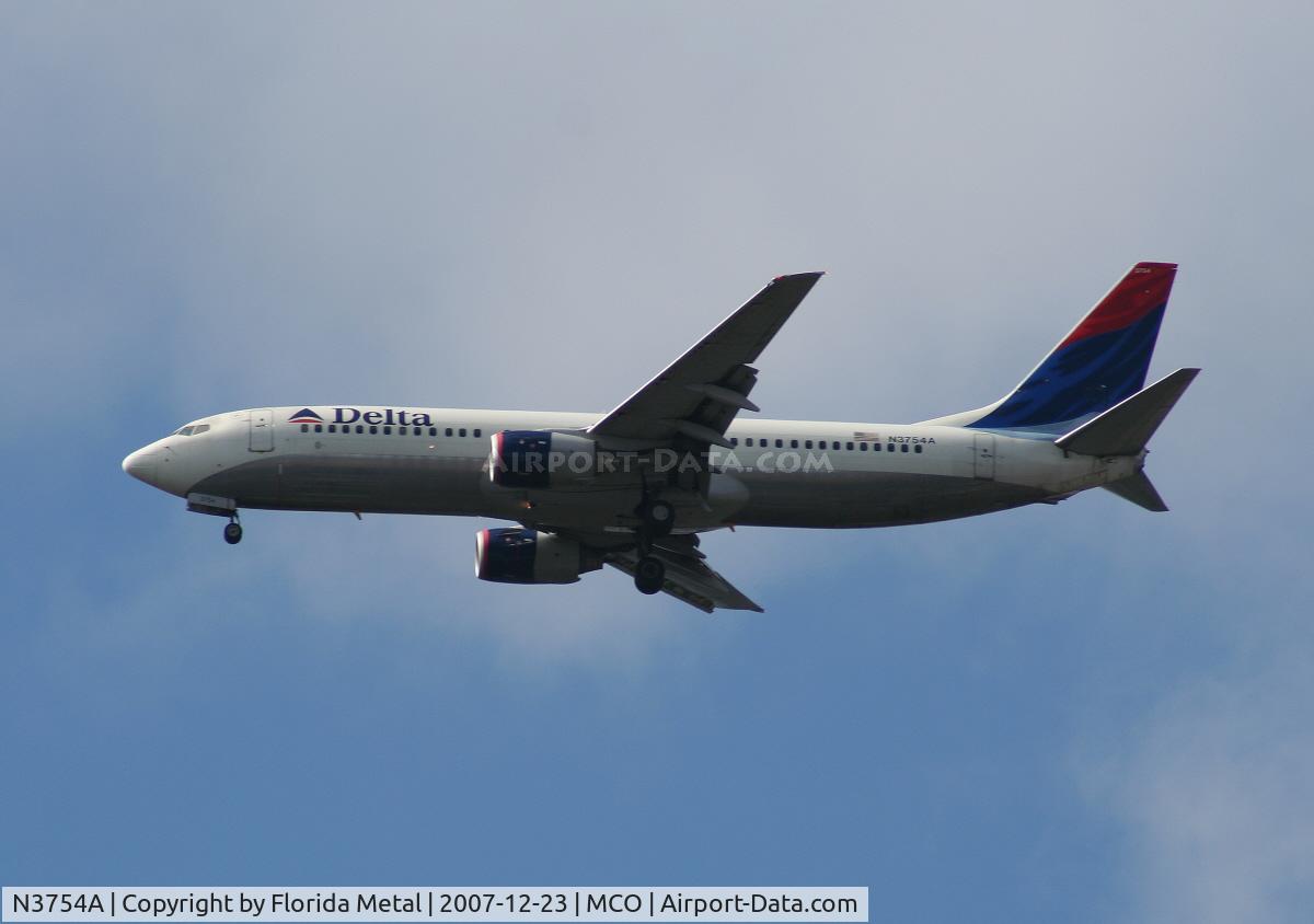 N3754A, 2001 Boeing 737-832 C/N 29626, Delta
