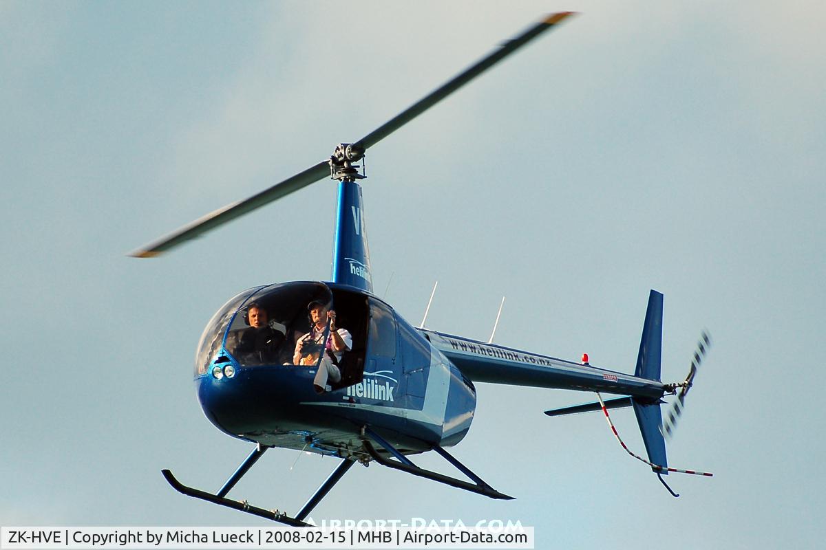 ZK-HVE, Robinson R44 C/N 0066, At Mechanics Bay Heliport