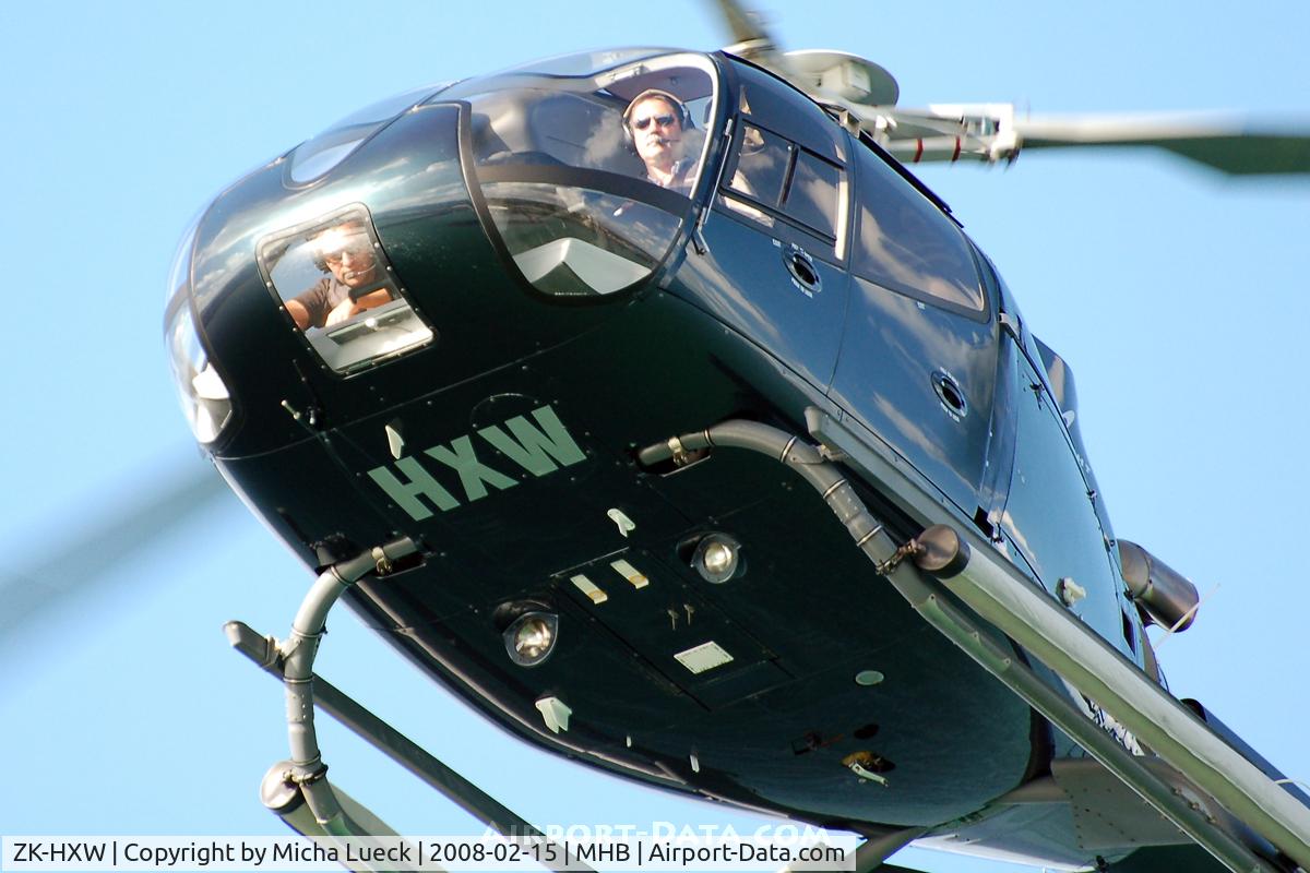 ZK-HXW, Eurocopter EC-130B-4 (AS-350B-4) C/N 3627, At Mechanics Bay Heliport