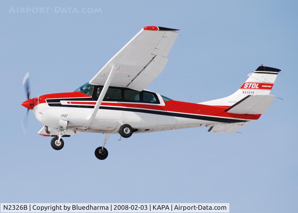 N2326B, 1978 Cessna TU206G Turbo Stationair C/N U20604470, Approach to 17L.
