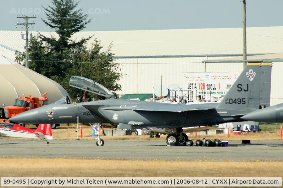 89-0495, 1989 McDonnell Douglas F-15E Strike Eagle C/N 1142/E117, 336th Fighter Squadron / 4th Fighter Wing