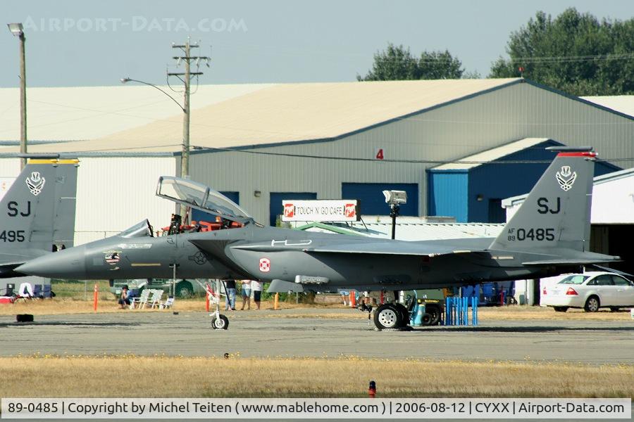 89-0485, 1989 McDonnell Douglas F-15E Strike Eagle C/N 1132/E107, 333rd Fighter Squadron / 4th Fighter Wing
