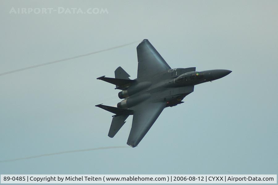 89-0485, 1989 McDonnell Douglas F-15E Strike Eagle C/N 1132/E107, 333rd Fighter Squadron / 4th Fighter Wing