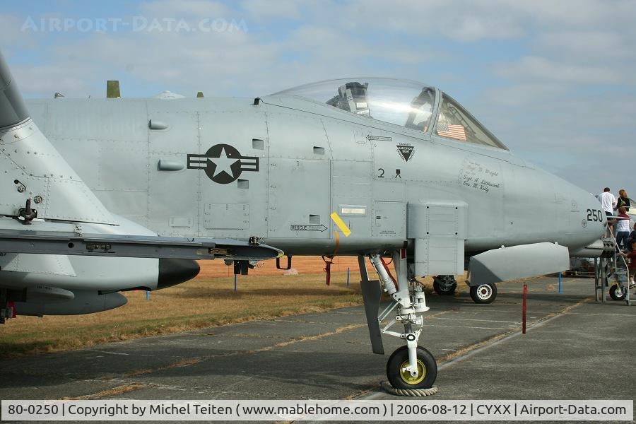 80-0250, 1980 Fairchild Republic A-10C Thunderbolt II C/N A10-0600, 190th Fighter Squadron / 124th Wing Idaho Air National Guard