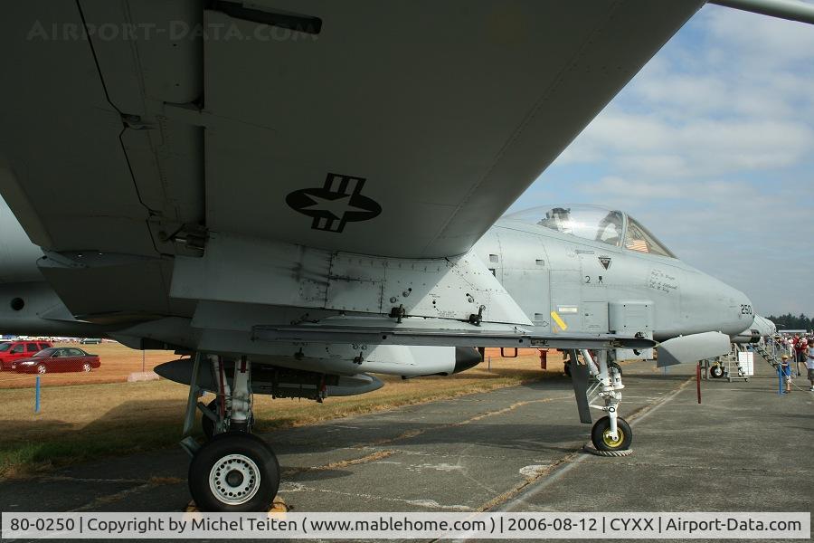 80-0250, 1980 Fairchild Republic A-10C Thunderbolt II C/N A10-0600, 190th Fighter Squadron / 124th Wing Idaho Air National Guard