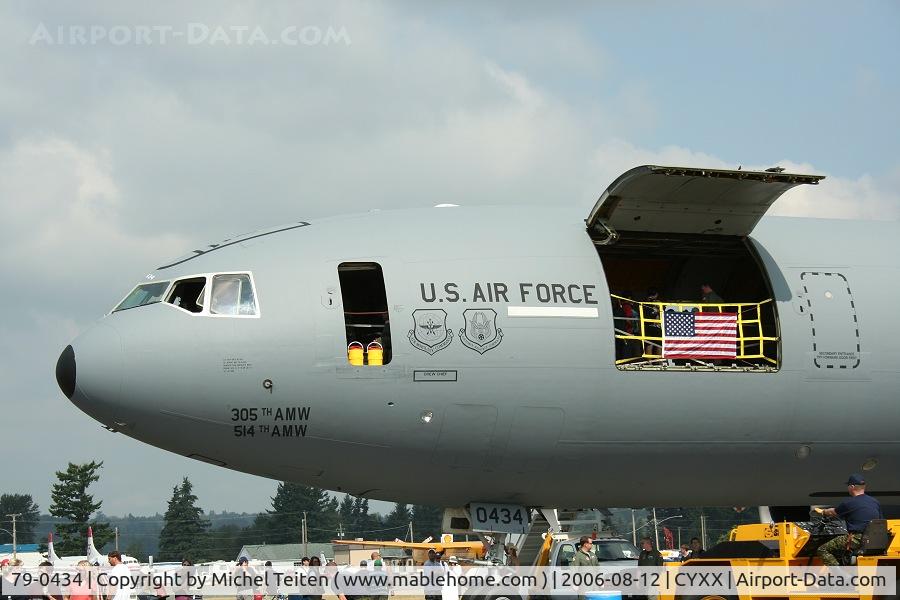 79-0434, 1979 McDonnell Douglas KC-10A Extender C/N 48201, 32nd Air refueling Squadron / 305th Air Mobility Wing