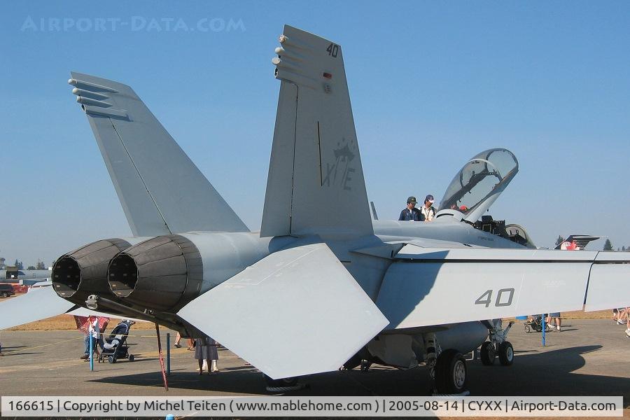 166615, Boeing F/A-18F Super Hornet C/N F108, XE-240 from VX-9