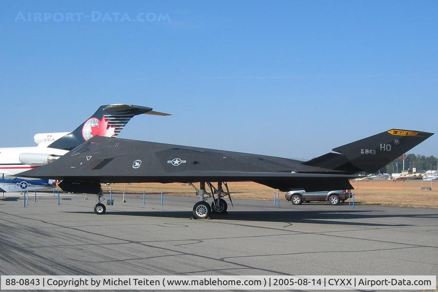 88-0843, 1988 Lockheed F-117A Nighthawk C/N A.4068, 8th Fighter Squadron / 49th Fighter Wing
