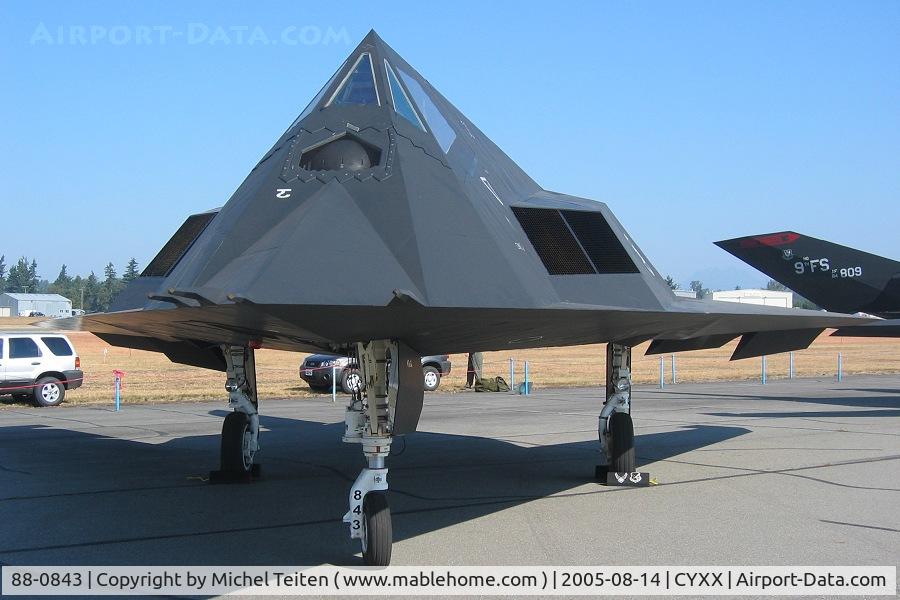 88-0843, 1988 Lockheed F-117A Nighthawk C/N A.4068, 8th Fighter Squadron / 49th Fighter Wing
