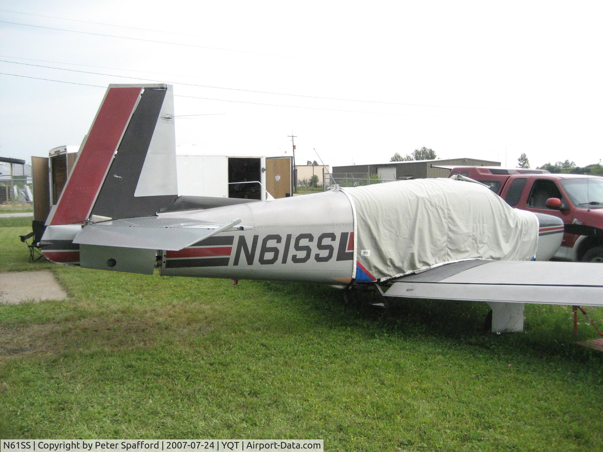 N61SS, 1961 Mooney M20B Mark 21 C/N 1756, M20 B during refurbishing