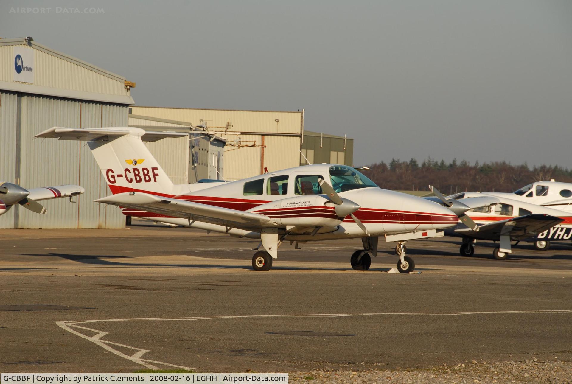 G-CBBF, 1980 Beech 76 Duchess C/N ME-352, PARKED UP